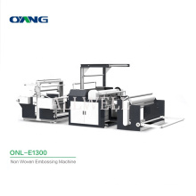 E1300 Ultrasonis Sealing Non-woven Cloth Fabric Embossing Machine Automatic